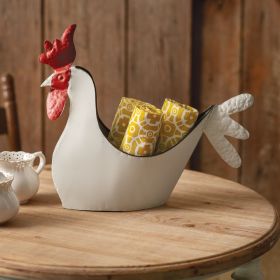 Farmhouse Rooster Kitchen Container - Rustic Storage Jar for Food