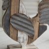 Rustic Reclaimed Wood Rooster Decor - Farmhouse Style