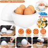 Microwave Egg Boiler Soft Medium Hard Egg Steamer Ball Shape Cooker up to 4 Eggs Dishwasher Safe