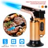 Culinary Butane Torch Lighter Refillable Blow Torch Flame Adjustable Flame Kitchen Cooking BBQ Torch w/ Fire Lock (Gas Not Included)