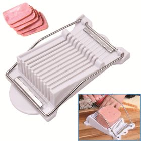 Stainless Steel Luncheon Meat, Ham And Banana Slicer Fruit Slicer Egg Cut Divider