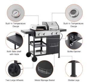 Grill And Griddle Combo