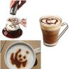 Coffee Pattern Stencils Plastic Barista Stencils Cappuccino Decorating Tool Barware Decorative Stencils Tool