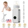 Portable Bottle Warmer On The Go Baby Milk Warmer Milk Formula Warmer for Travel with 6 Heating Levels USB Rechargeable Keep Milk Warm for 5 Hours