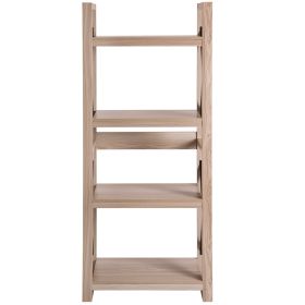 4 Shelf Bookcase Storage Shelves Plant Flower Stand Rack