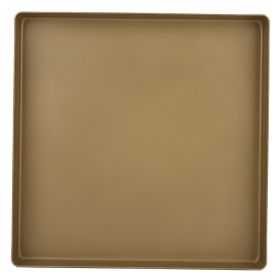 28x28x3cm Gold Aluminum Alloy Square Shape Non-Stick Baking Tray Bread Pizza Tray Baking Tool