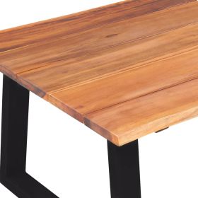 vidaXL Coffee Table Solid Acacia Wood 110x60x40 cm