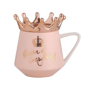 Crown Creative Mug (Color: pink)