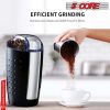 5 Core Coffee Grinder • 85 Gram Or 3 Ounces / 12 Cup Capacity • One-Touch Automatic Electric Bean Spice Grinding Machine • 150W Copper Motor • Stainle